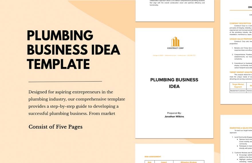 Plumbing Business Idea