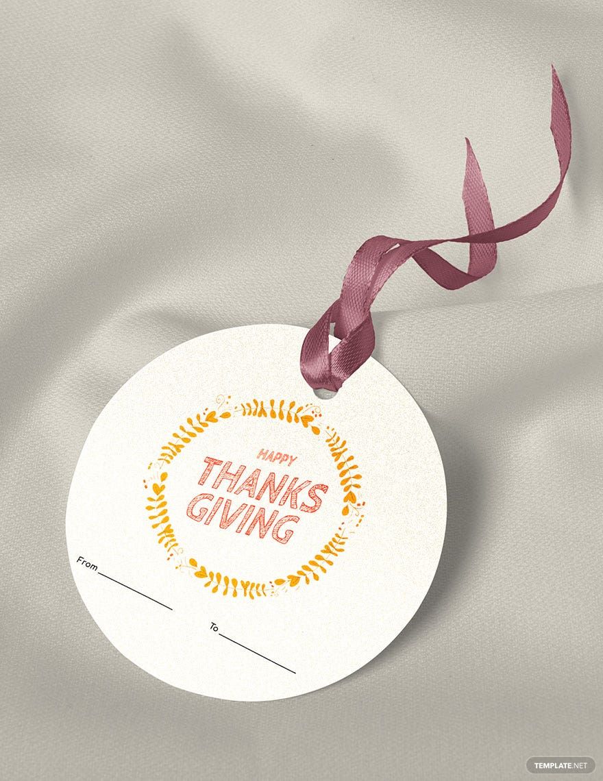 Thanksgiving Label Template