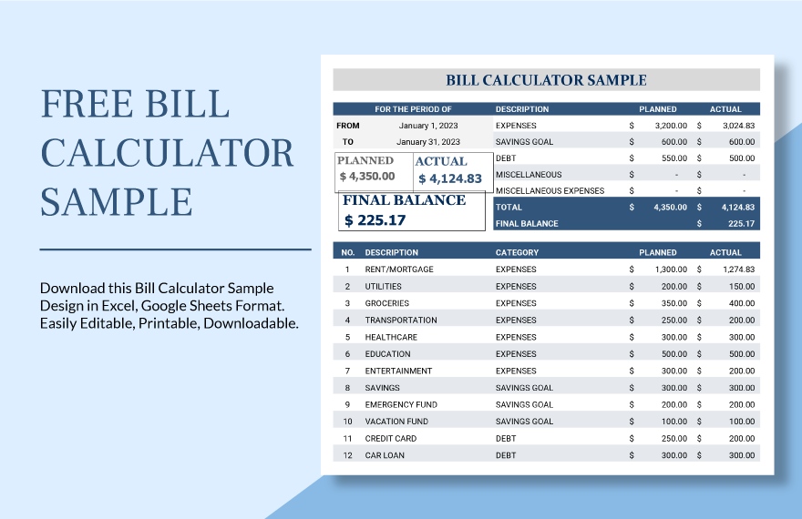 Tracker Templates - Design, Free, Download | Template.net