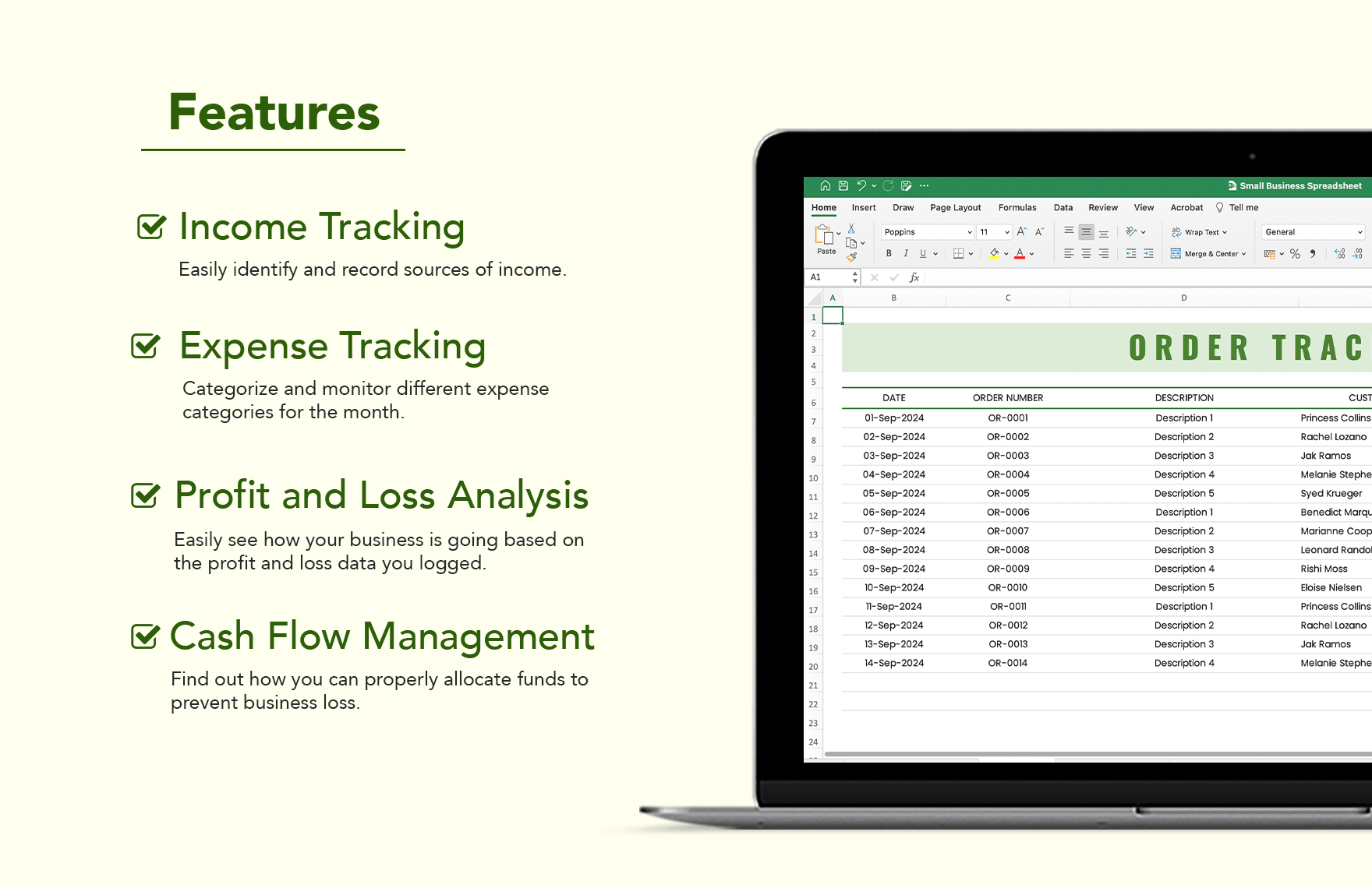 Free Small Business Spreadsheet Template - Download in Excel, Google ...