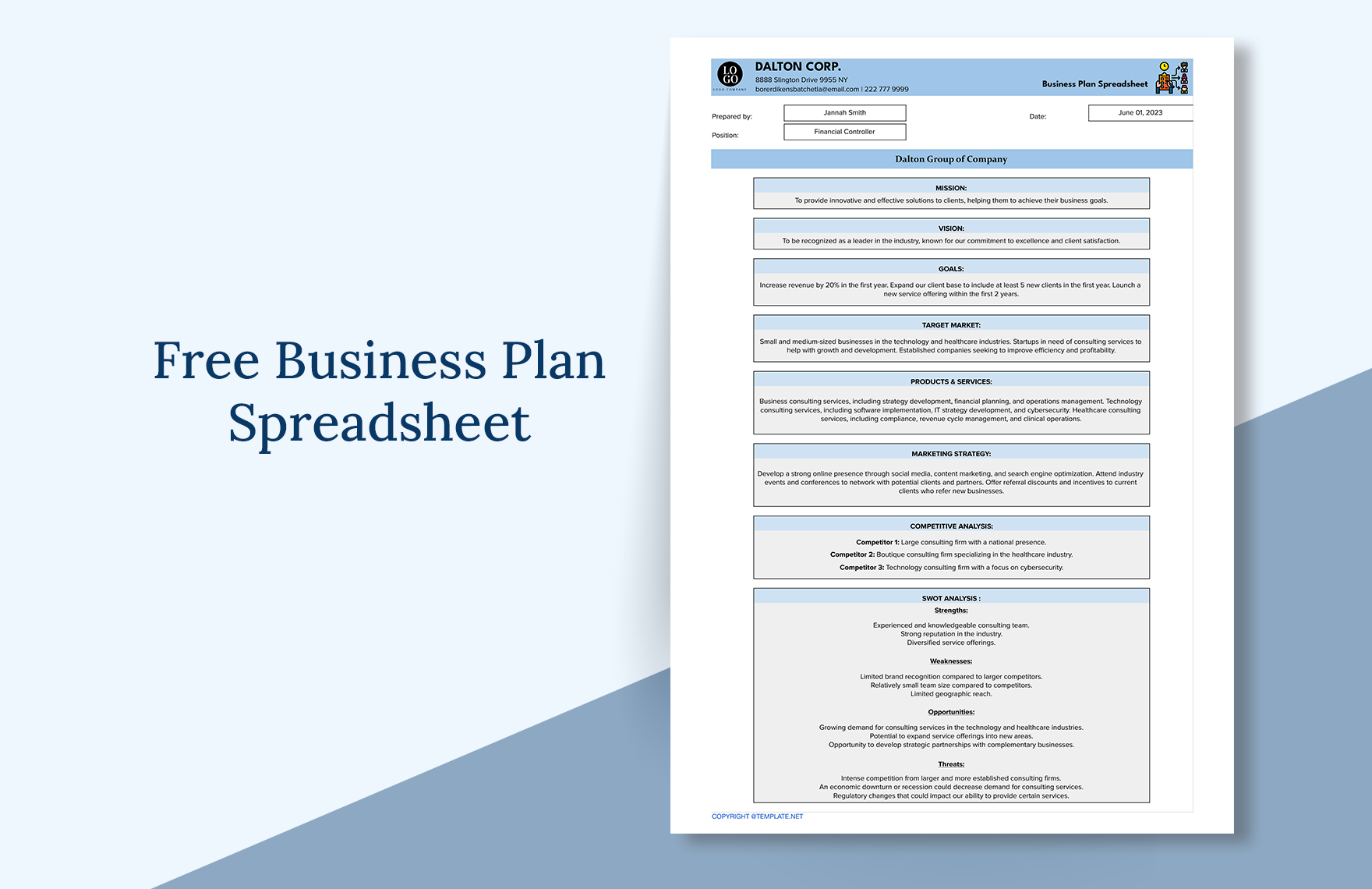 business plan template in french