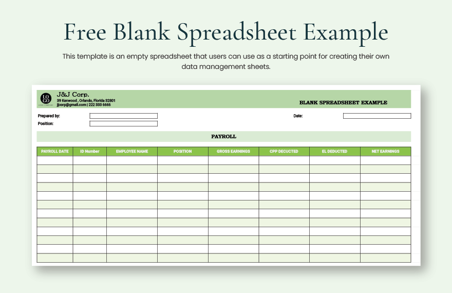 Blank Sheet Templates - Documents, Design, Free, Download | Template.net