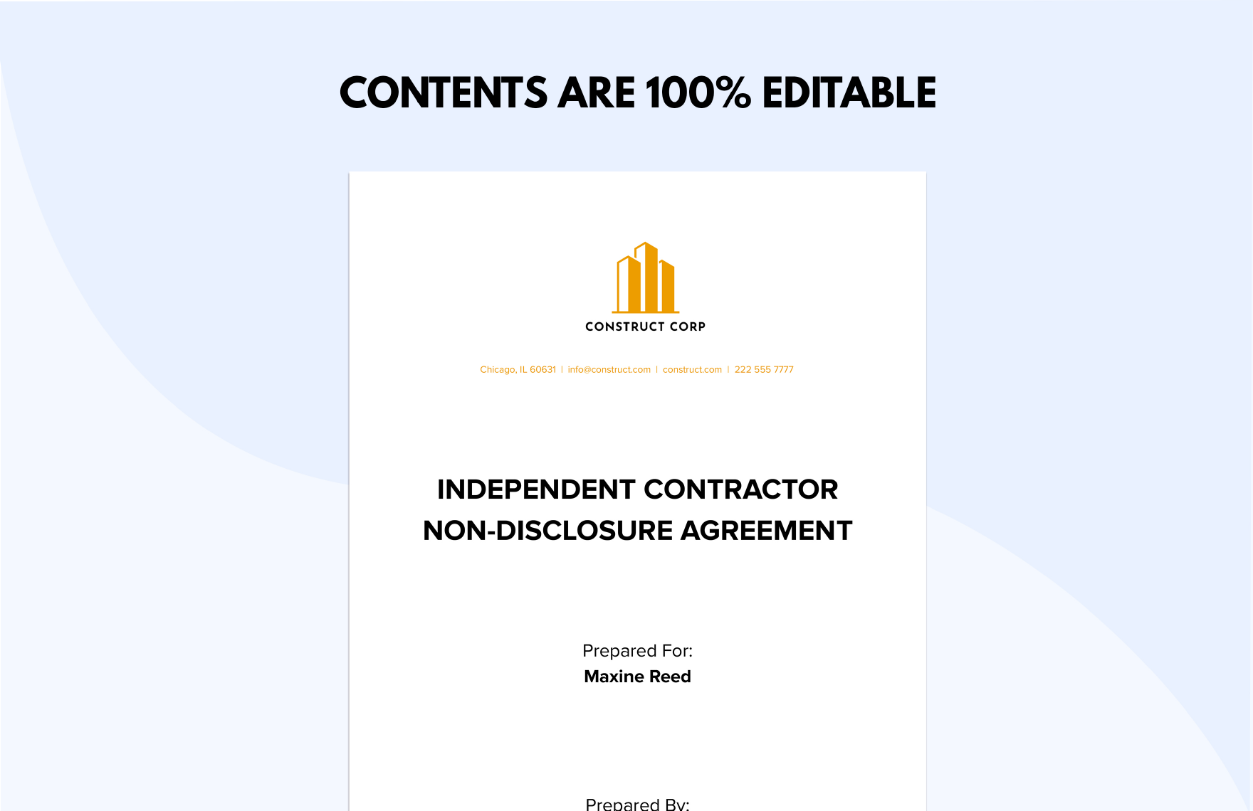 Independent Contractor Non-Disclosure Agreement