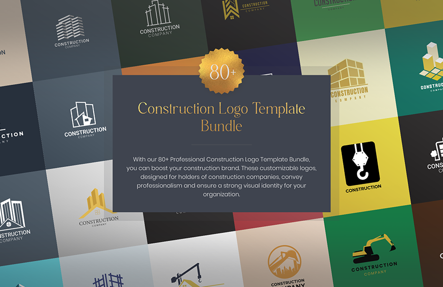 80+ Construction Logo Template Bundle