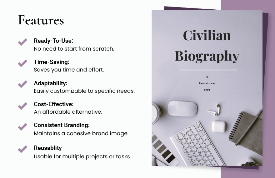 Civilian Biography Template