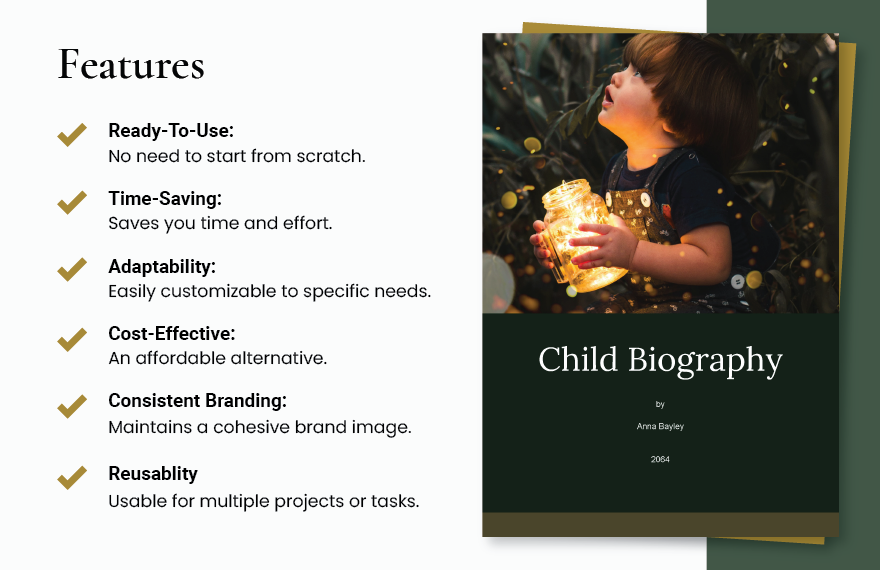 Child Biography Template