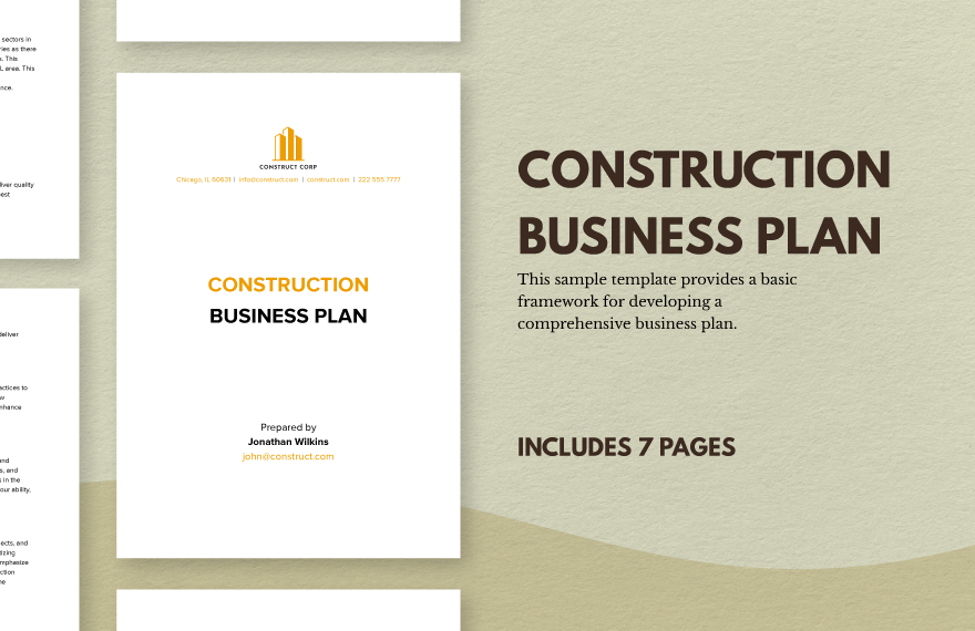 Construction Business Plan