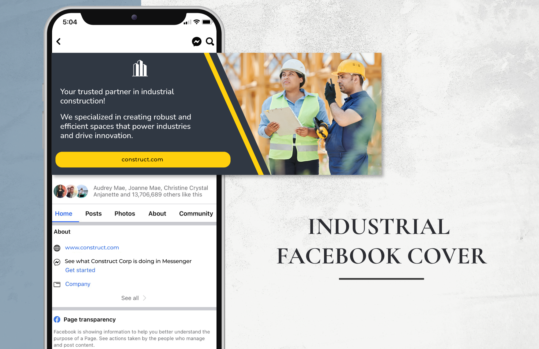 Industrial Facebook Cover