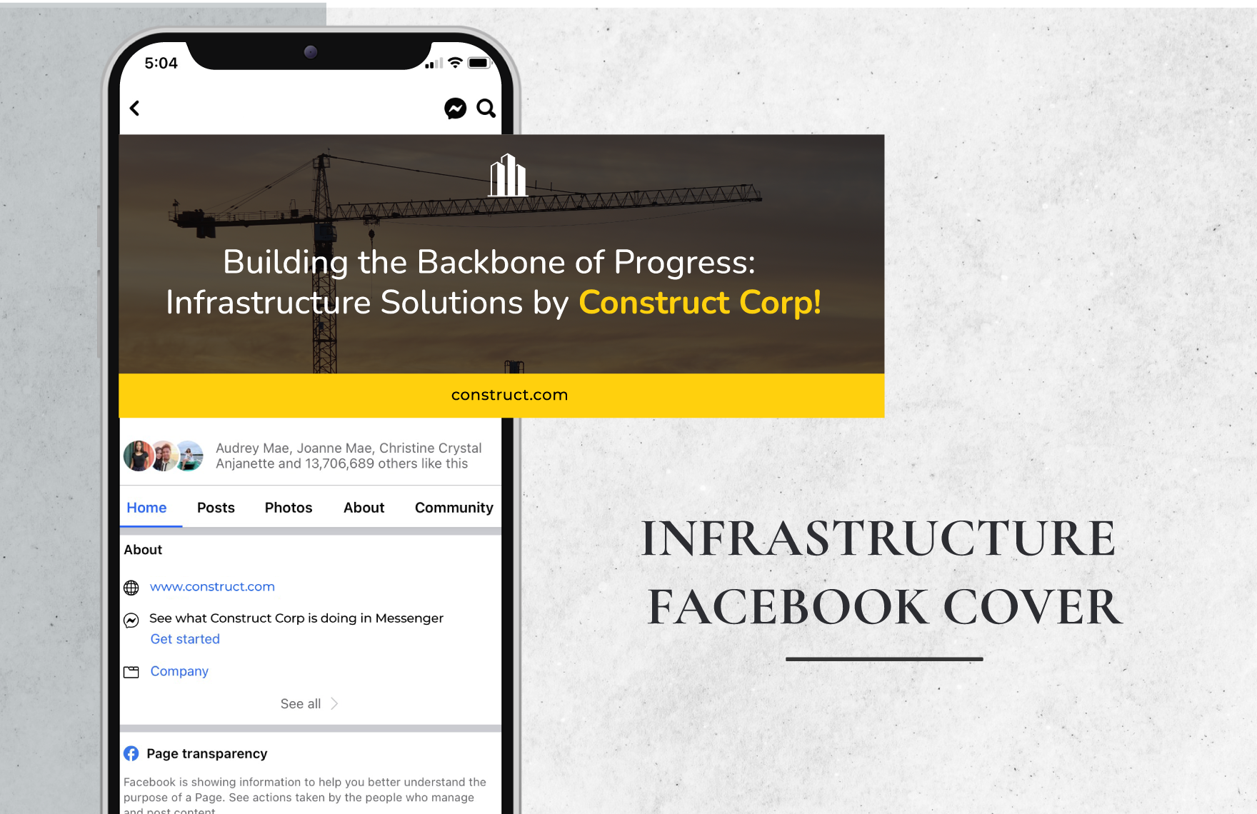 Infrastructure Facebook Cover