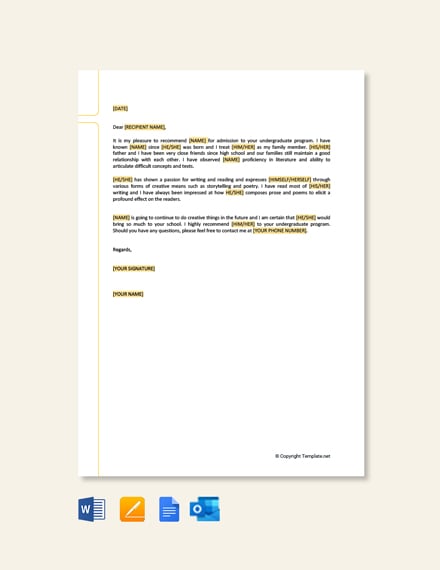 Sample Letter Of Recommendation For A Friend from images.template.net