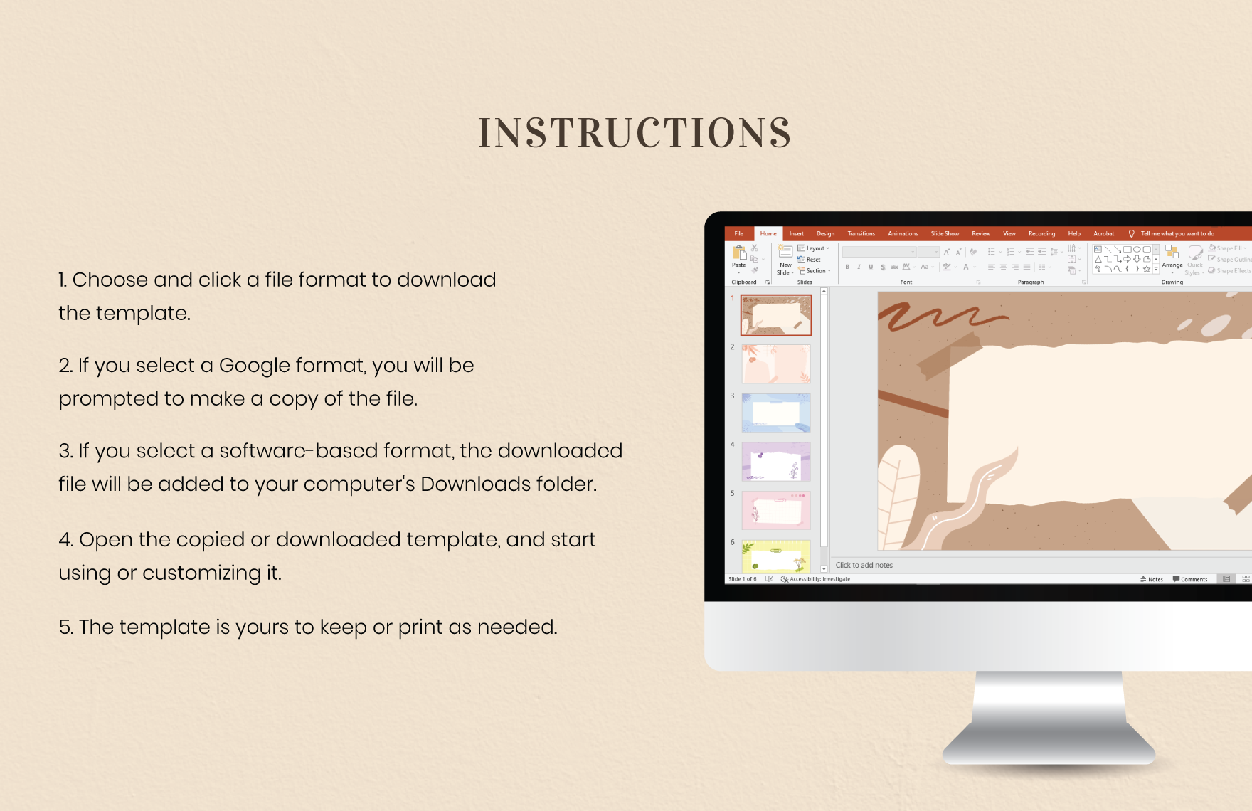 Background Presentation Template Pdf Illustrator Powerpoint Google