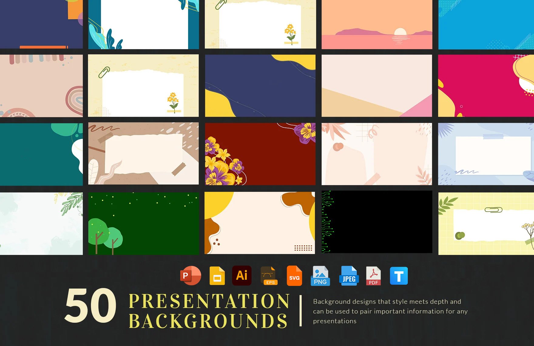Free Backgrounds Template in PDF, Illustrator, PowerPoint, Google Slides, EPS, SVG, PNG, JPEG