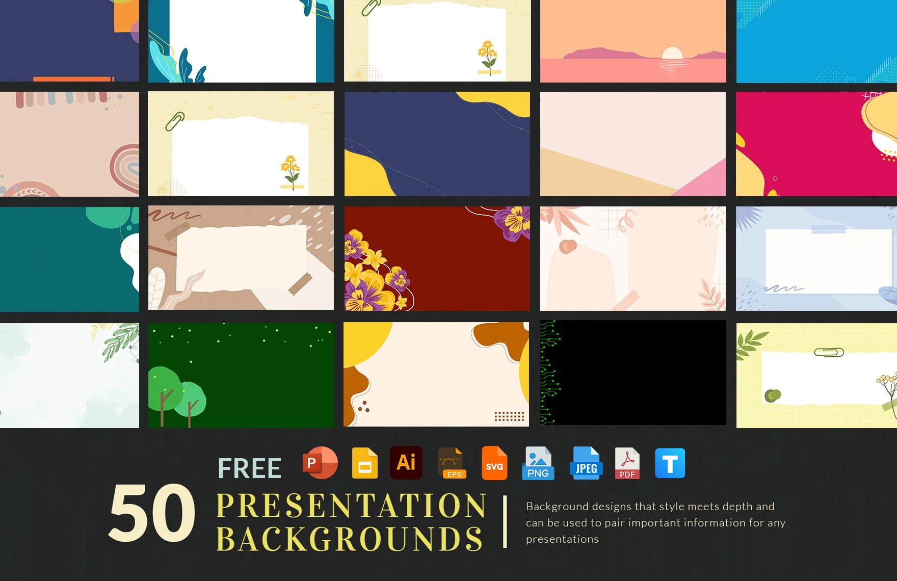 Backgrounds Template
