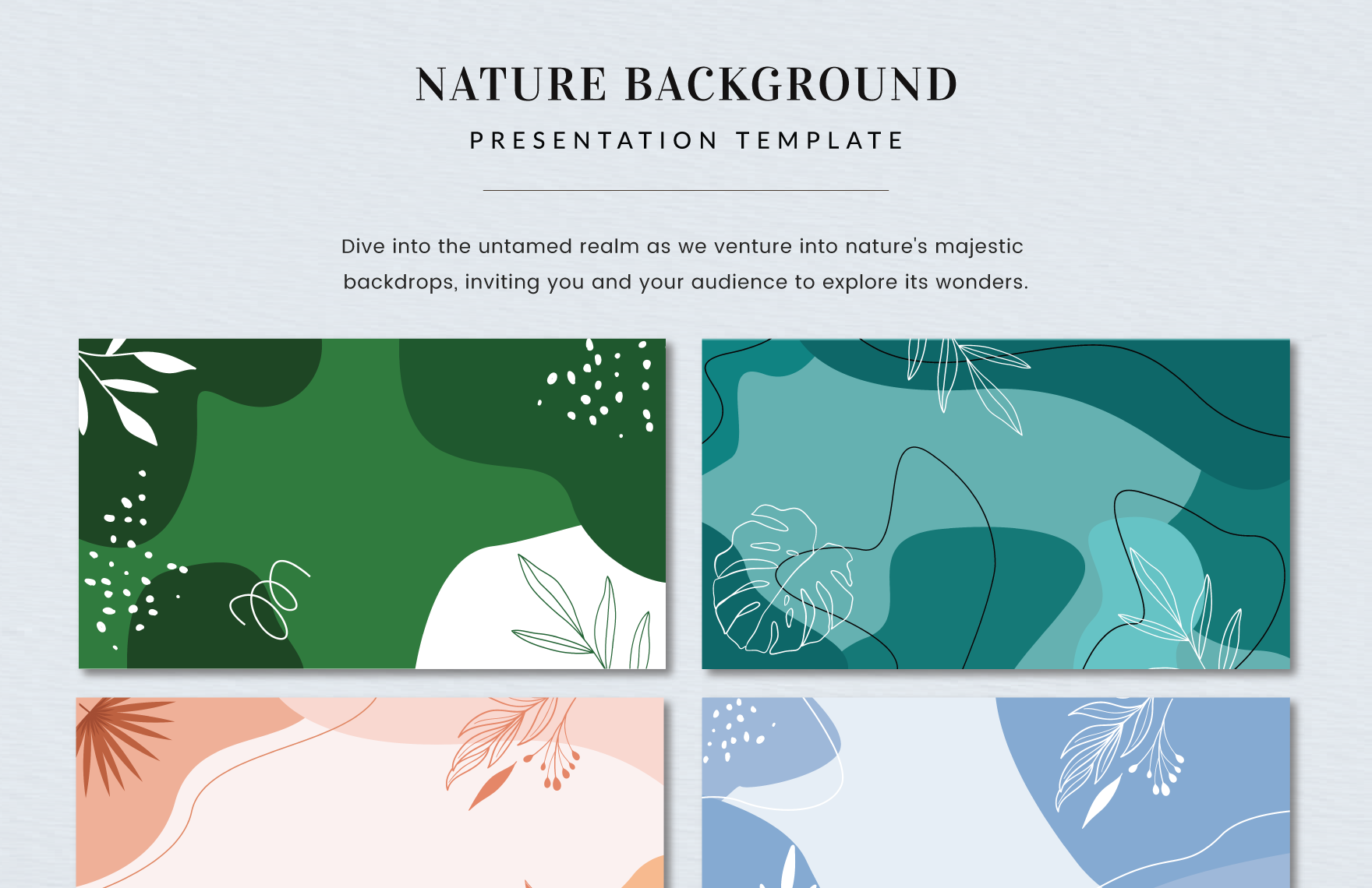 Nature Background Presentation