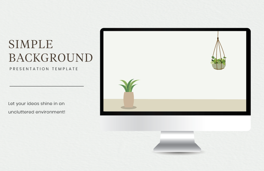 simple background presentation templates