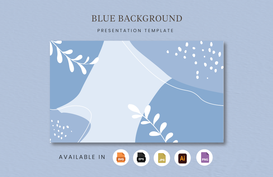 Blue Background Presentation