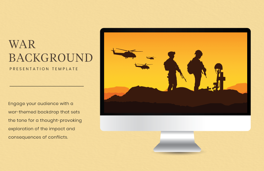 War Background Presentation in Illustrator, EPS, SVG, PNG, JPEG