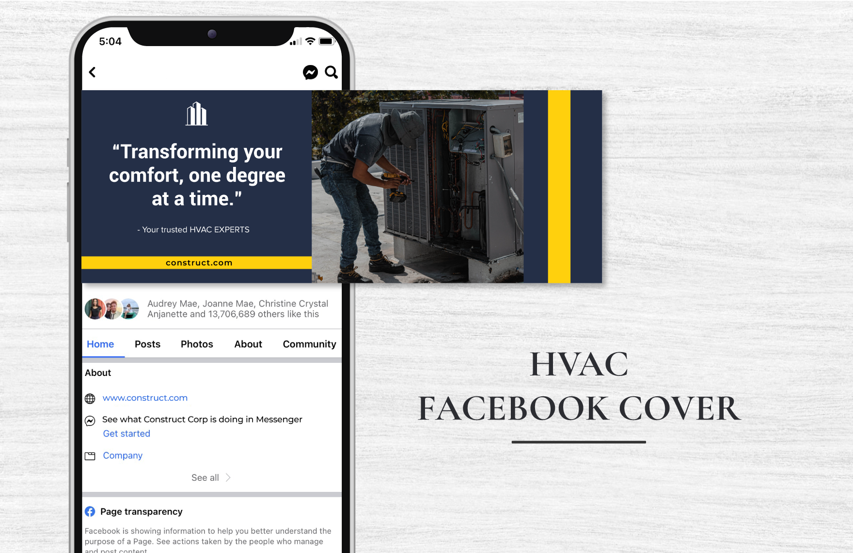 HVAC Facebook Cover