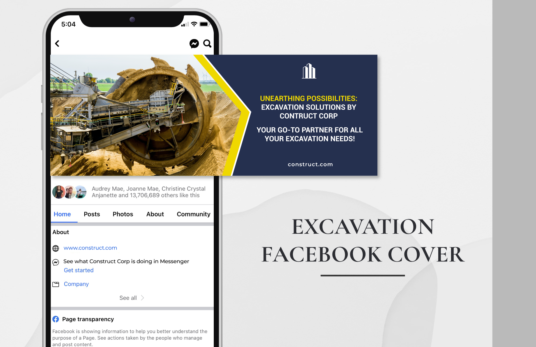Excavation Facebook Cover