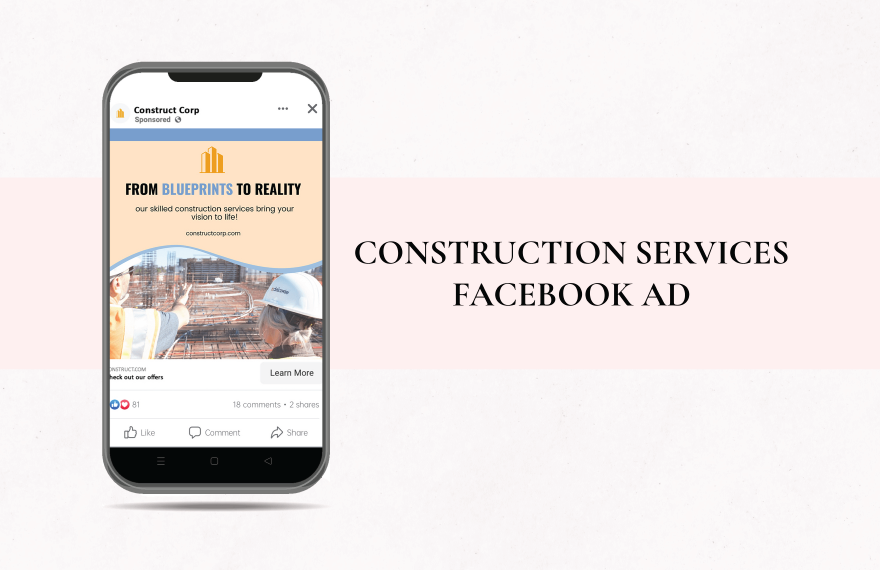 Construction Services Facebook Ad