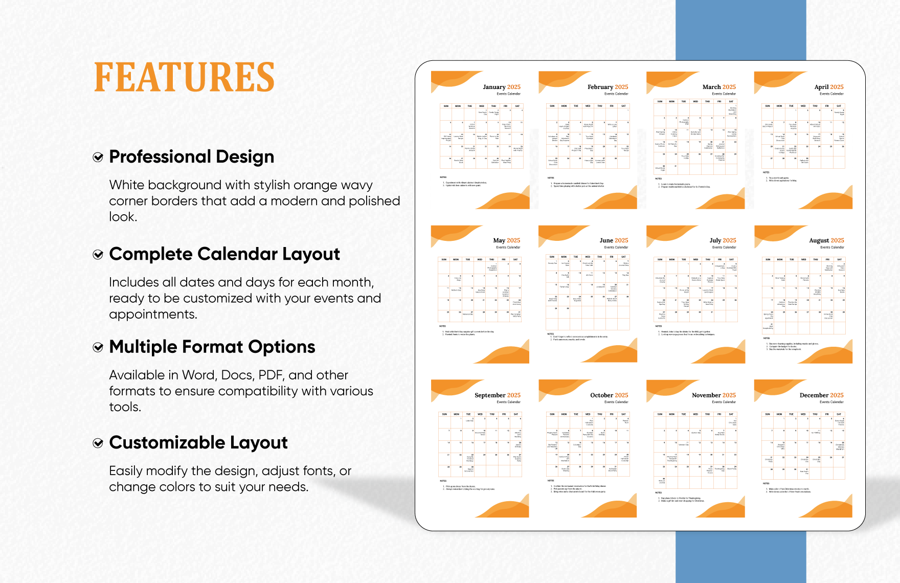 Calendar Template