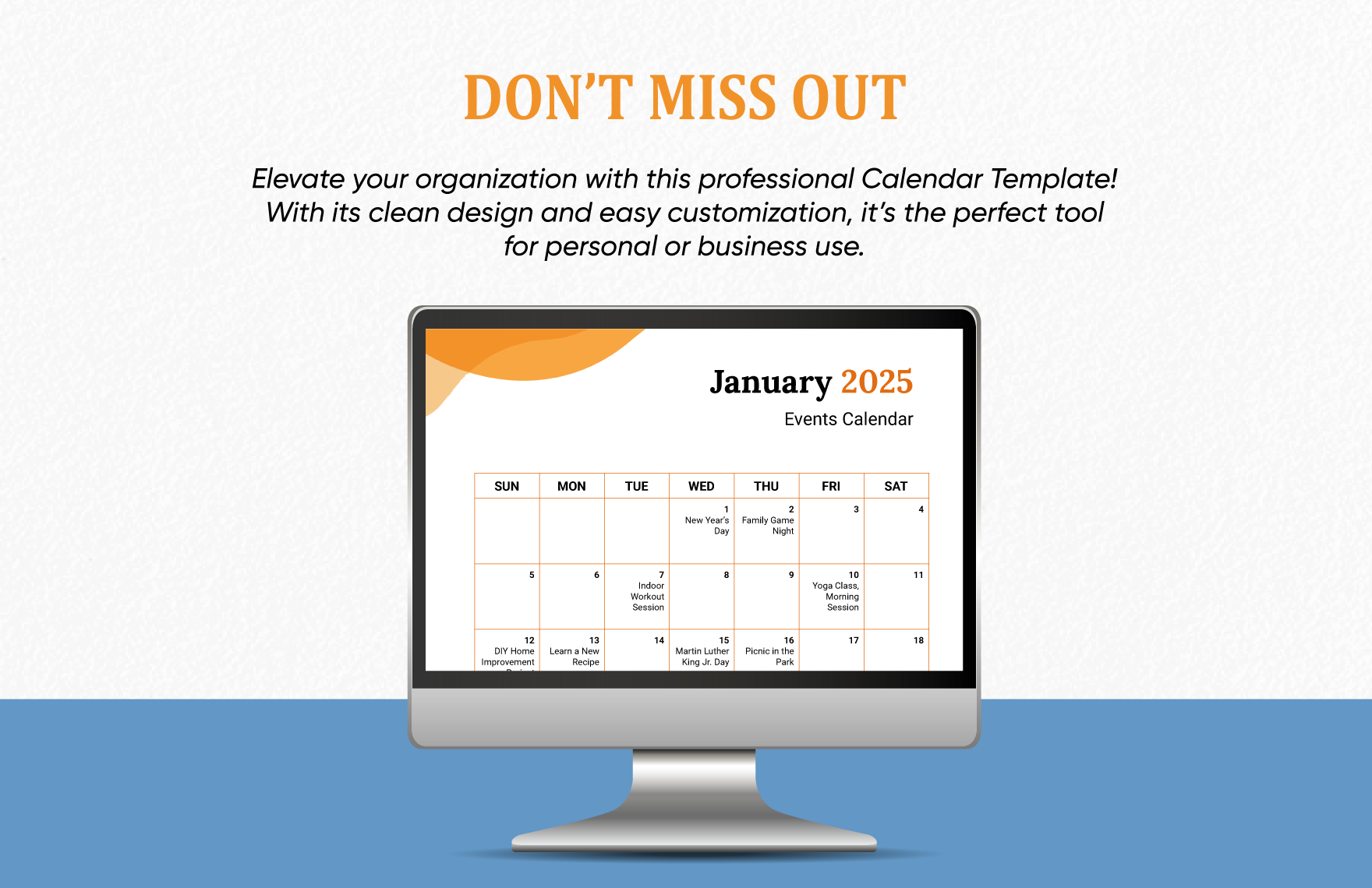 Calendar Template