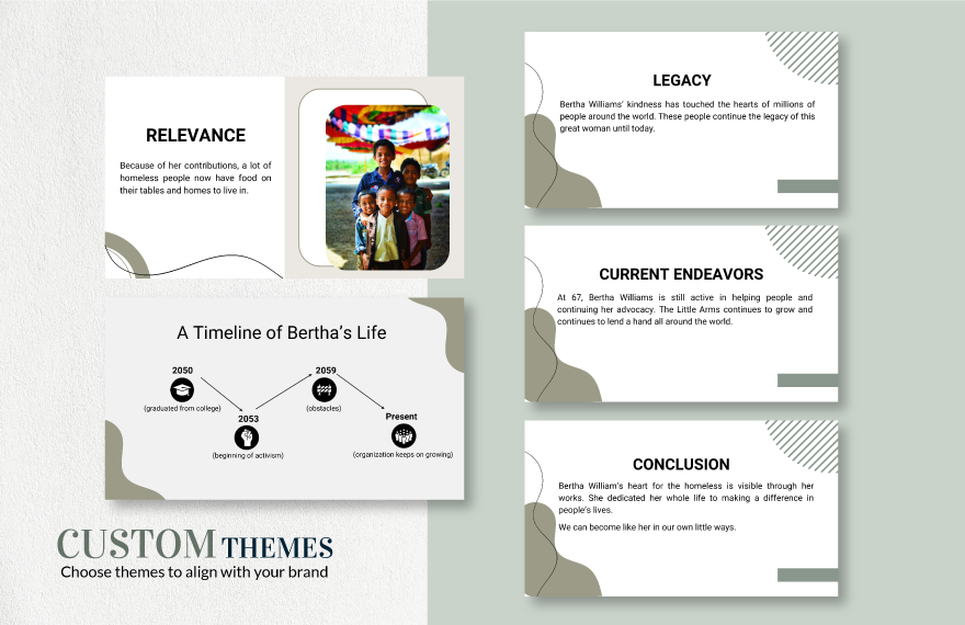 Biography Presentation Template - Download in PowerPoint, Google Slides ...
