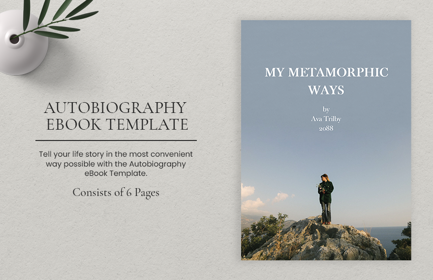 Autobiography eBook Template in Word, Google Docs - Download | Template.net