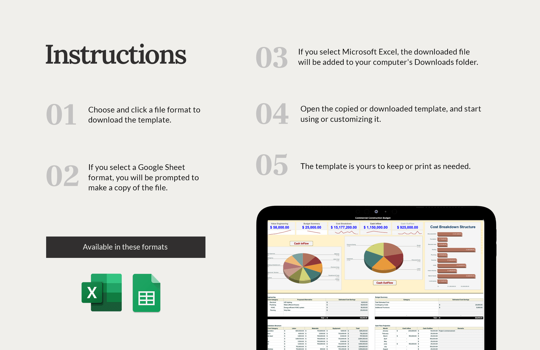 Commercial Construction Budget