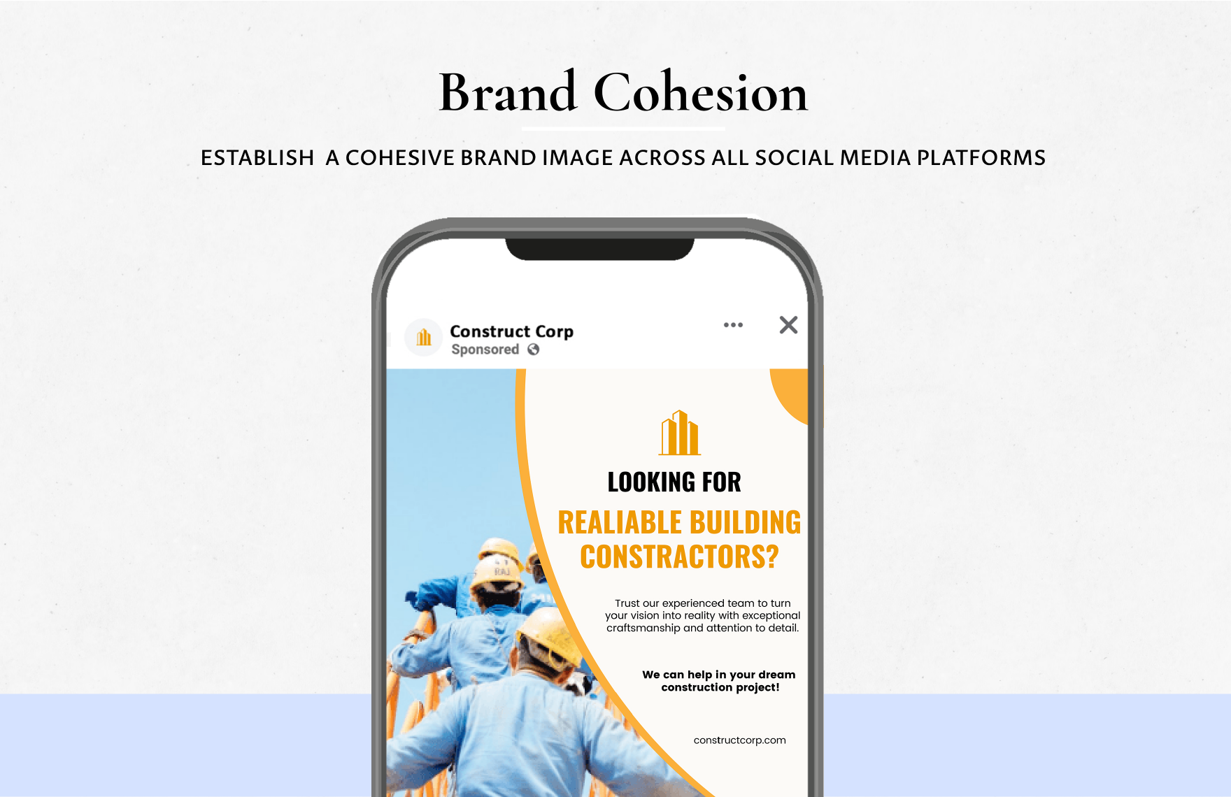 Free Building Contractors Facebook Ad Template to Edit Online