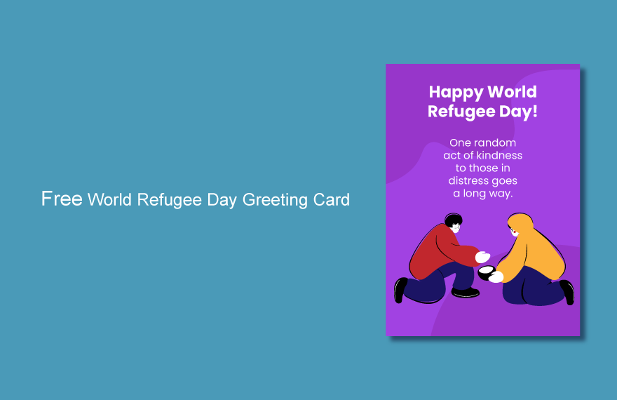 World Refugee Day Greeting Card