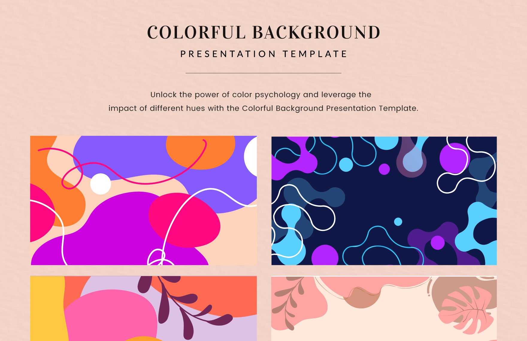 Colorful Background Presentation
