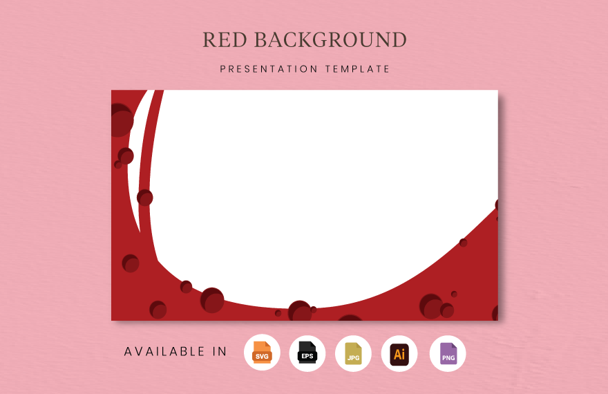 Red Background Presentation