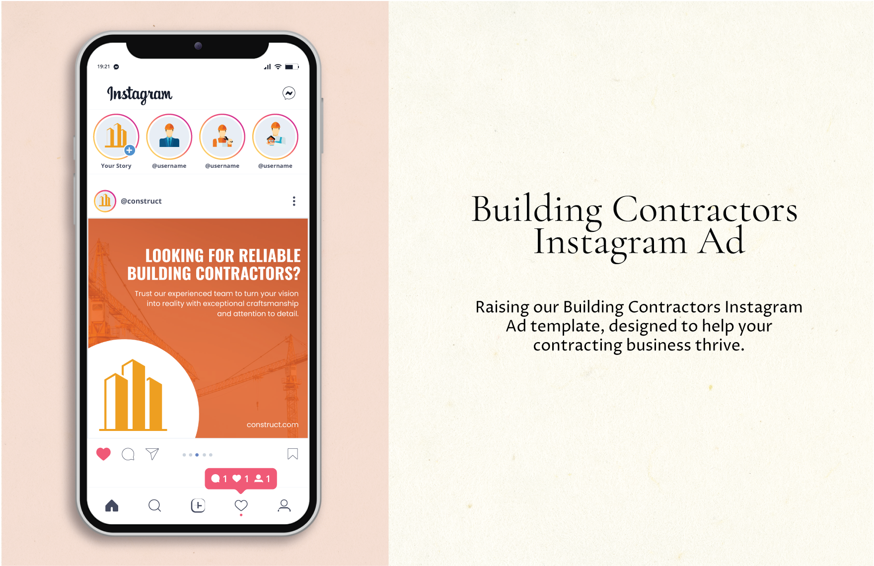 Building Contractors Instagram Ad