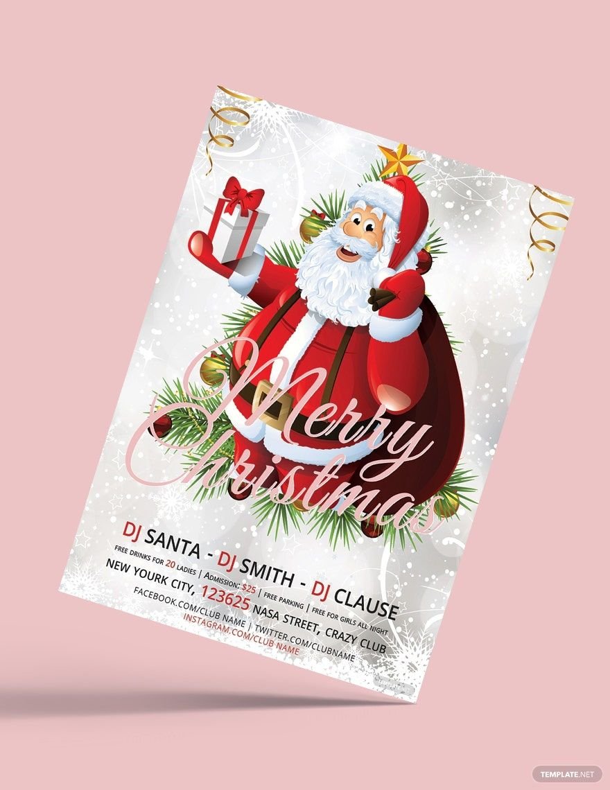 Modern Christmas Flyer Template in Word, Google Docs, PSD, Apple Pages, Publisher