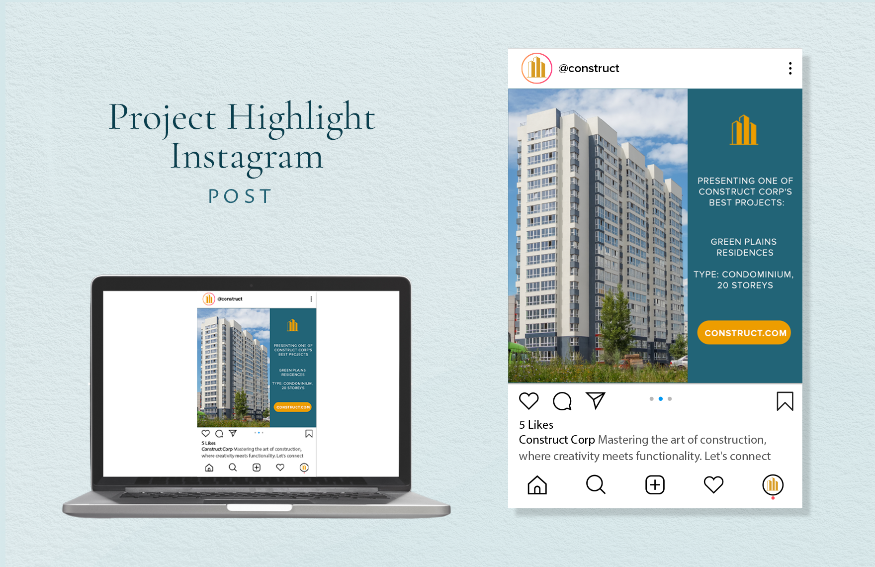 Project Highlight Instagram Post