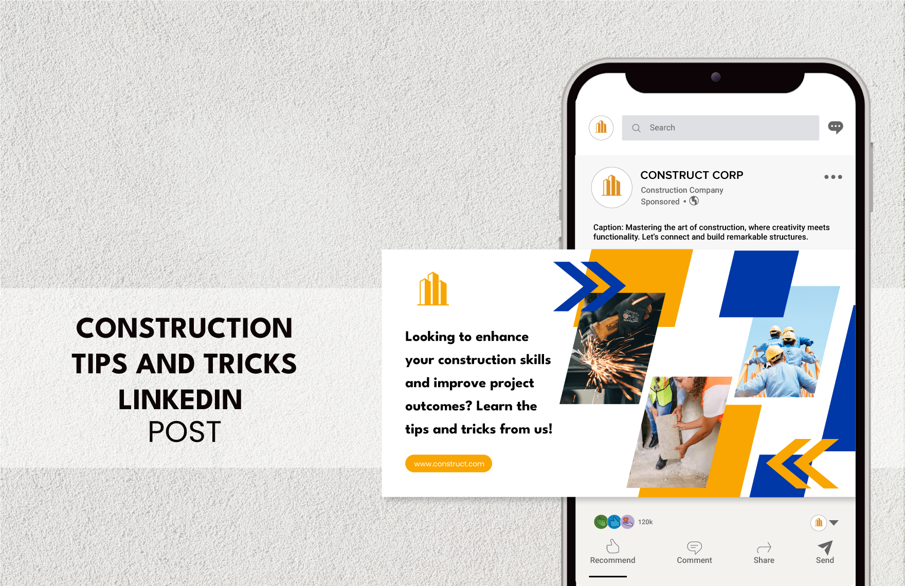 Construction Tips and Tricks LinkedIn Post