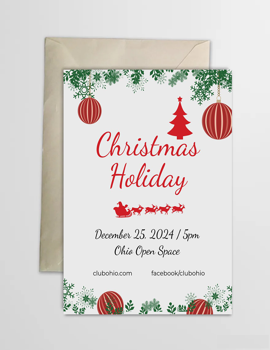 Free Holiday Flyer Templates