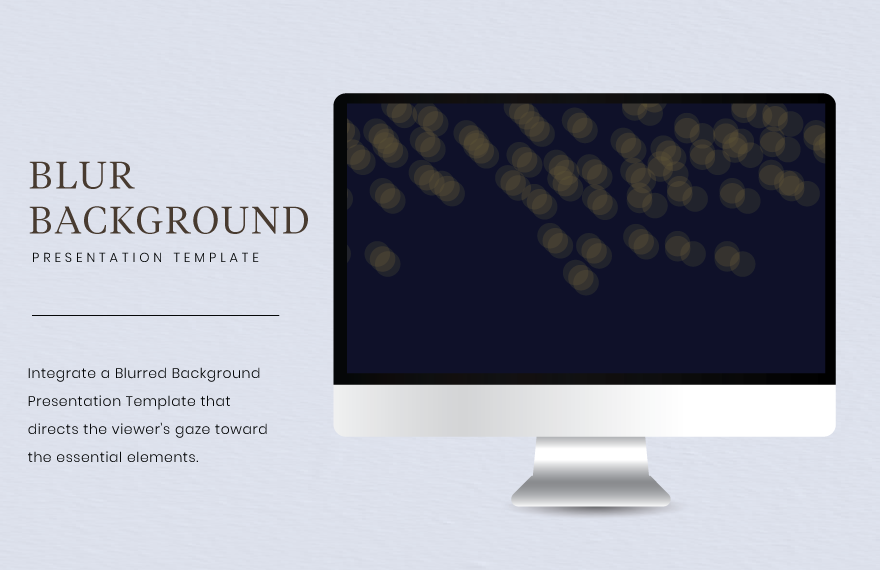 Free Blurred Background Presentation in Illustrator, EPS, SVG, PNG, JPEG