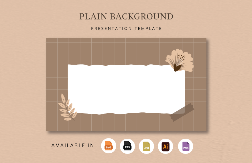 Plain Background Presentation
