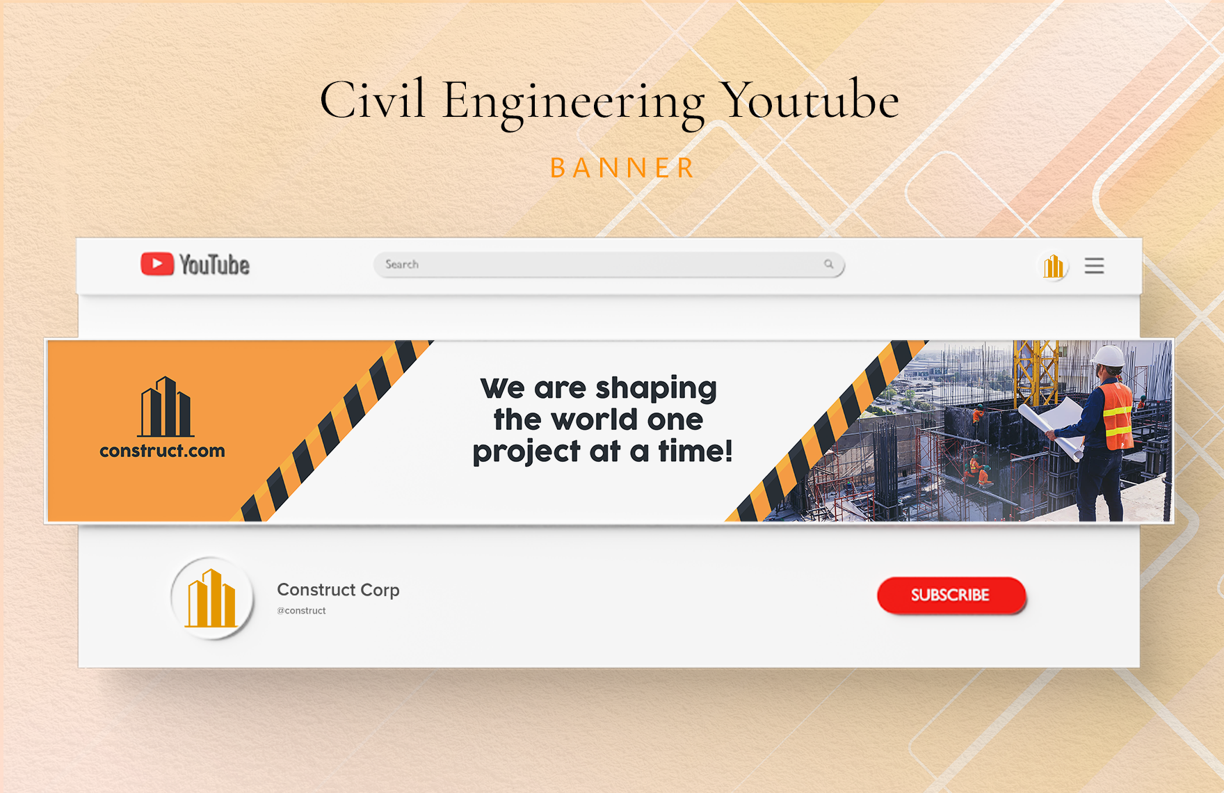 Civil Engineering Youtube Banner