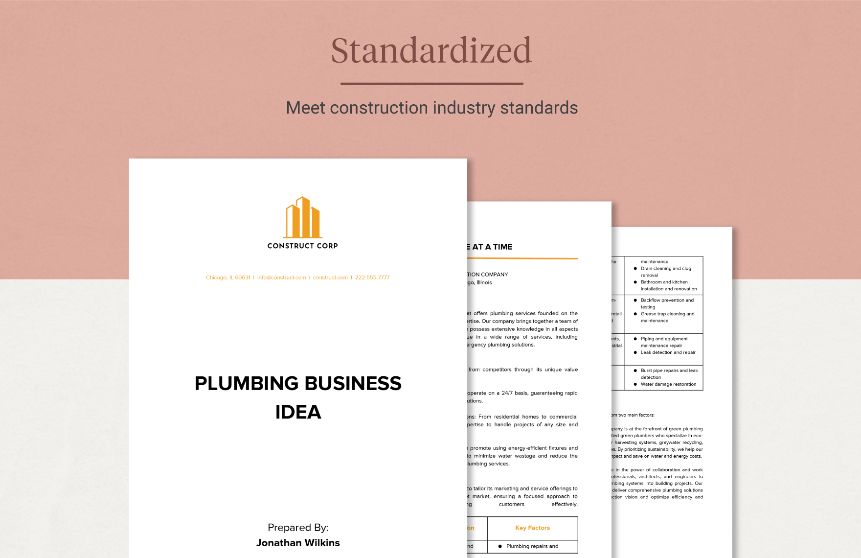 30+ Construction Business Idea Template Bundle