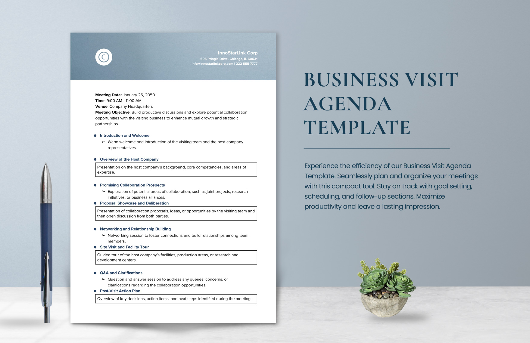 Project Agenda Template Word Google Docs Excel PDF Apple Pages