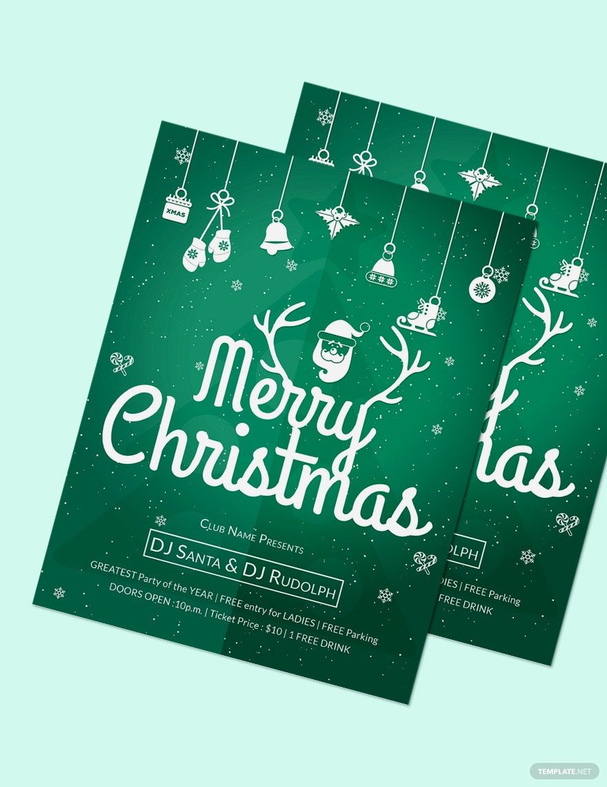 Classic Christmas Flyer Template