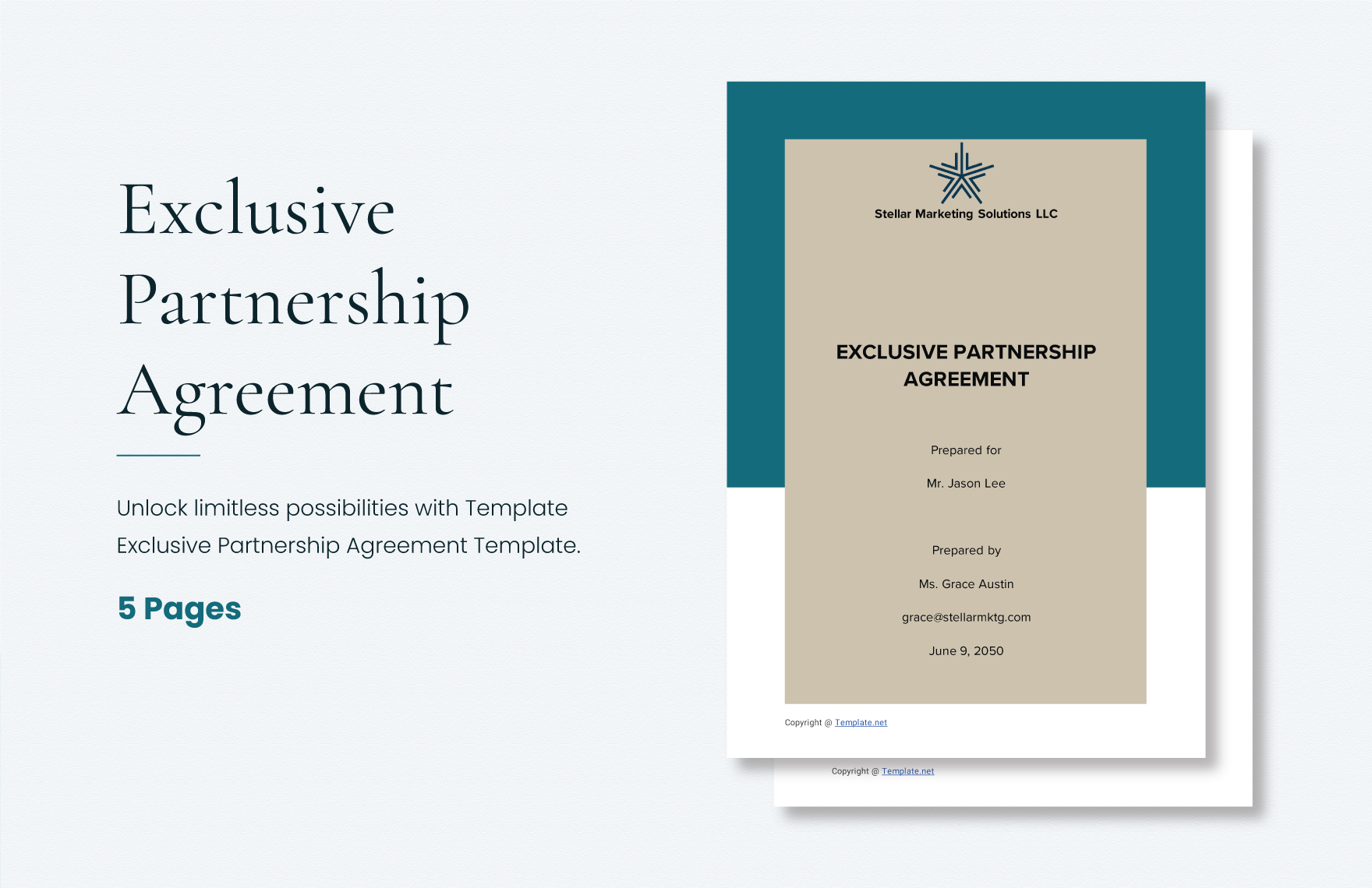 Exclusive Partnership Agreement Template