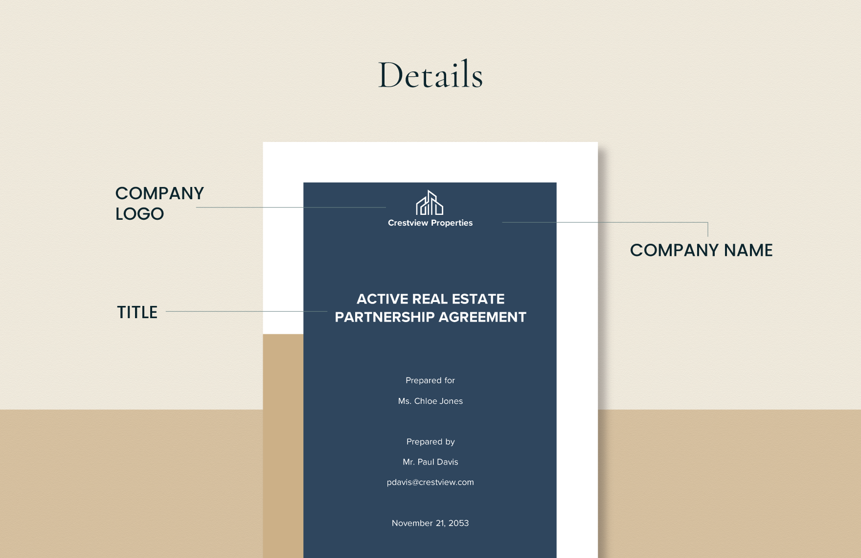 Active Real Estate Partnership Agreement Template