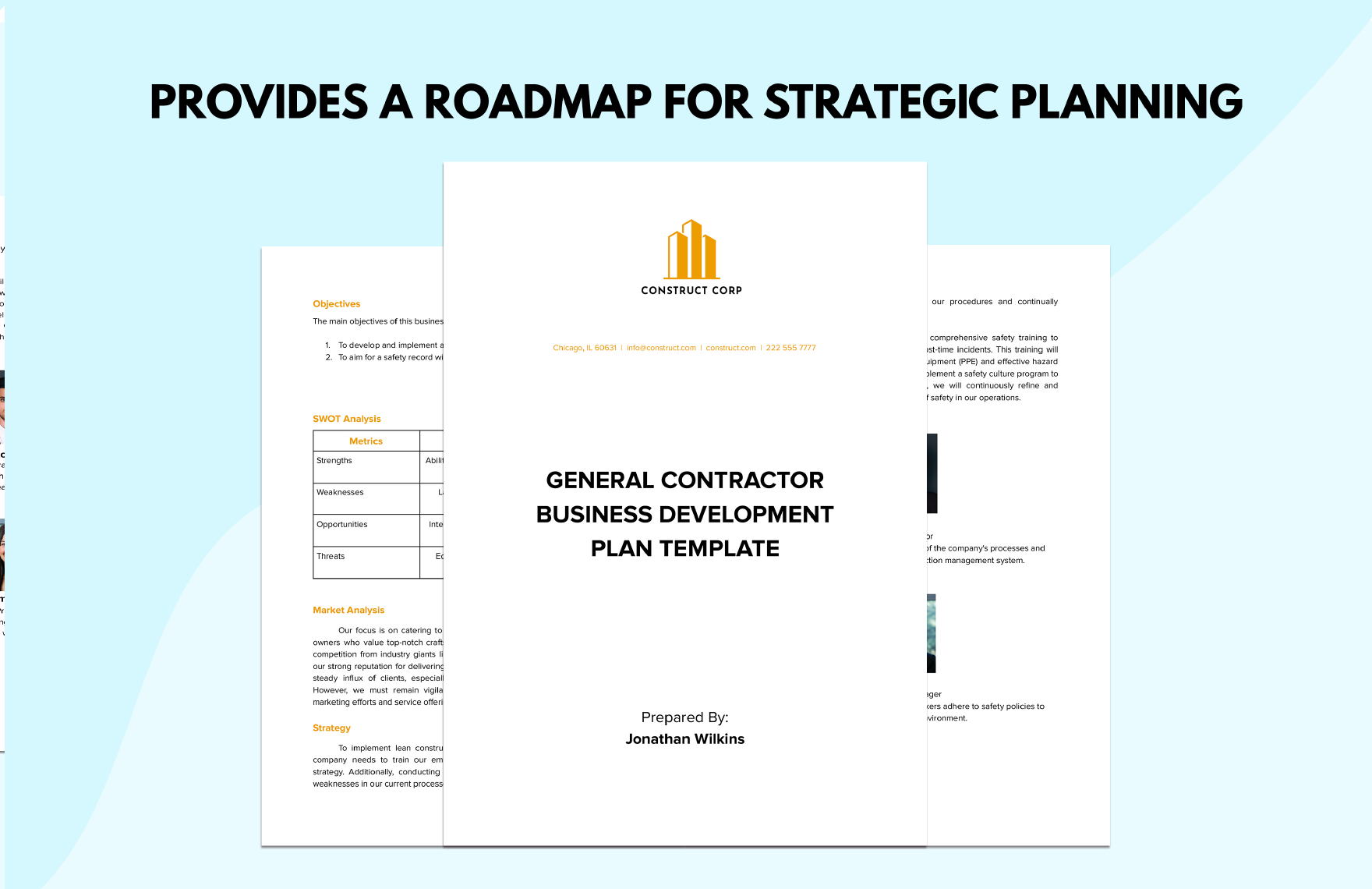 General Contractor Business Development Plan 