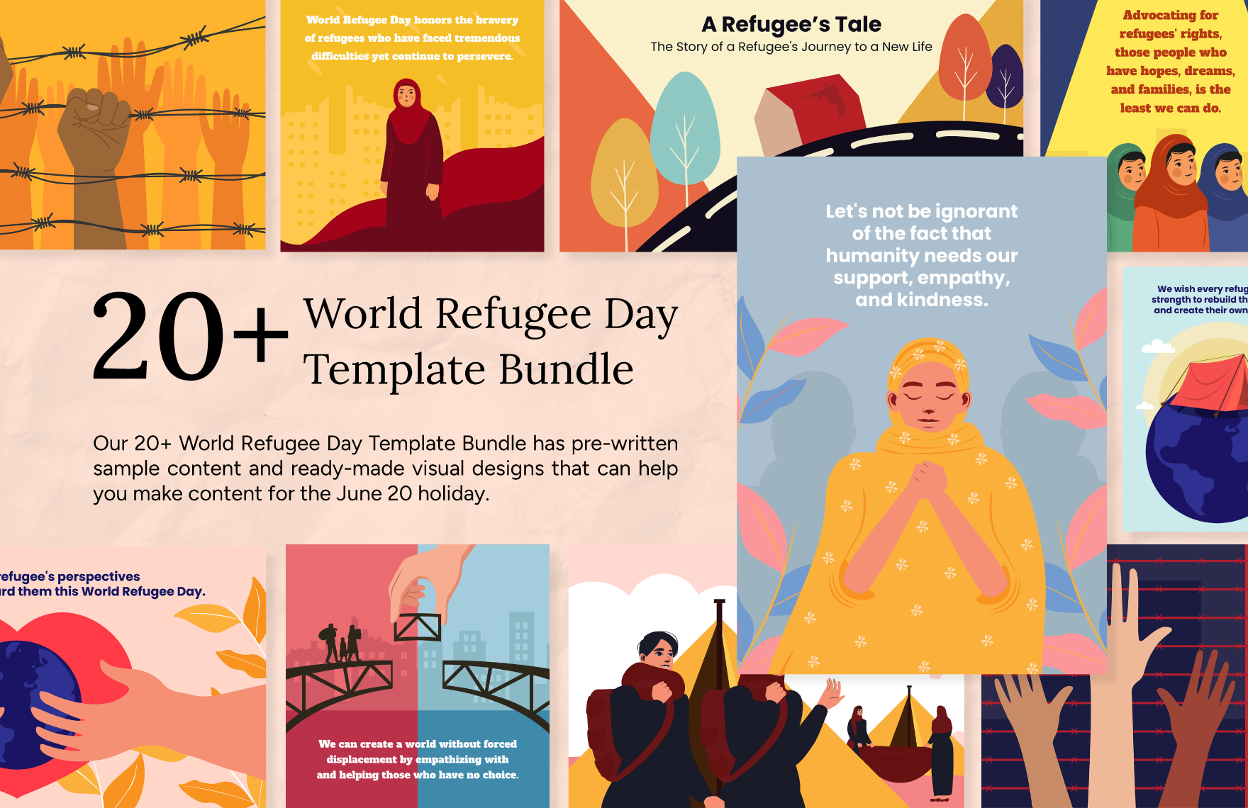 20+ World Refugee Day Template Bundle