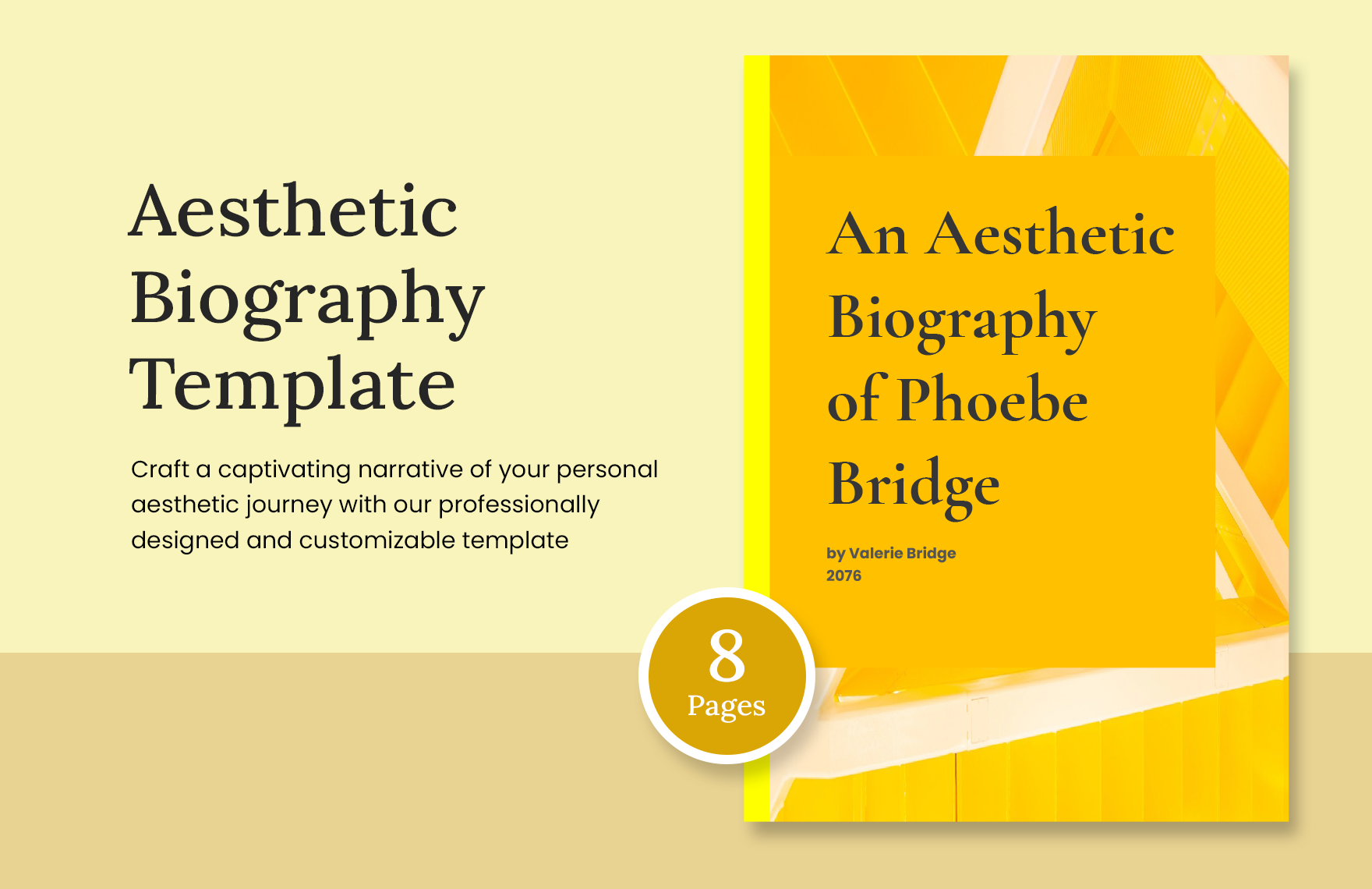 Aesthetic Biography Template