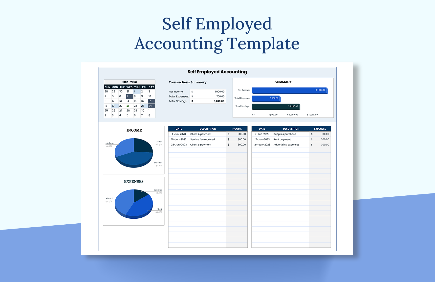 excel accounting template download